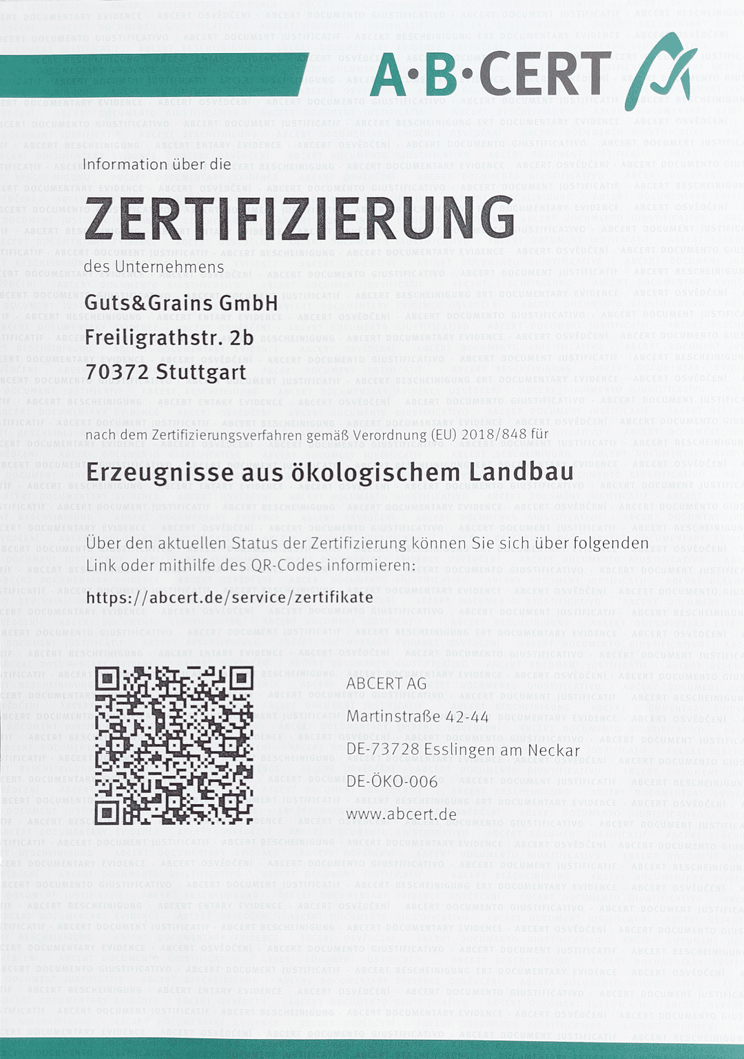 Nurisan ist 100% biozertifiziert mit der ÖKO-Kontrollnummer: DE-ÖKO-006. Damit darf es die offiziellen Kennzeichnungen, EU-Biosiegel und deutsches Biosiegel, tragen. Das darmoptimierte Bio-Superfood.