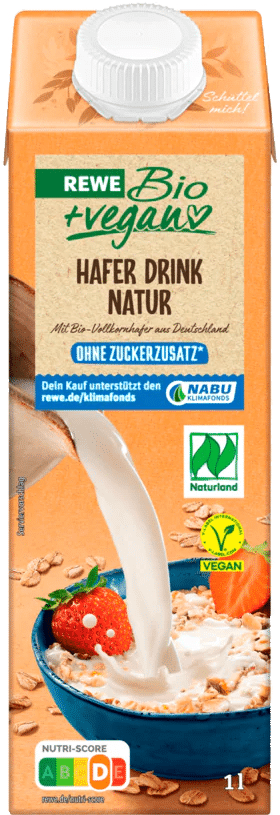 Bei pflanzlichen Milchalternativen sollte man darauf achten, dass sie keine weiteren Zusatzstoffe enthalten, um die Verdauung nicht zusätzlich zu belasten. Nurisan schmeckt am besten mit einer zusatzstofffreien Hafer-Mandelmilch.