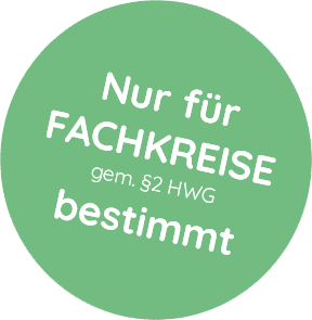 Gemäß § 2 HWG, gibt es extra Hinweise für Fachkräfte