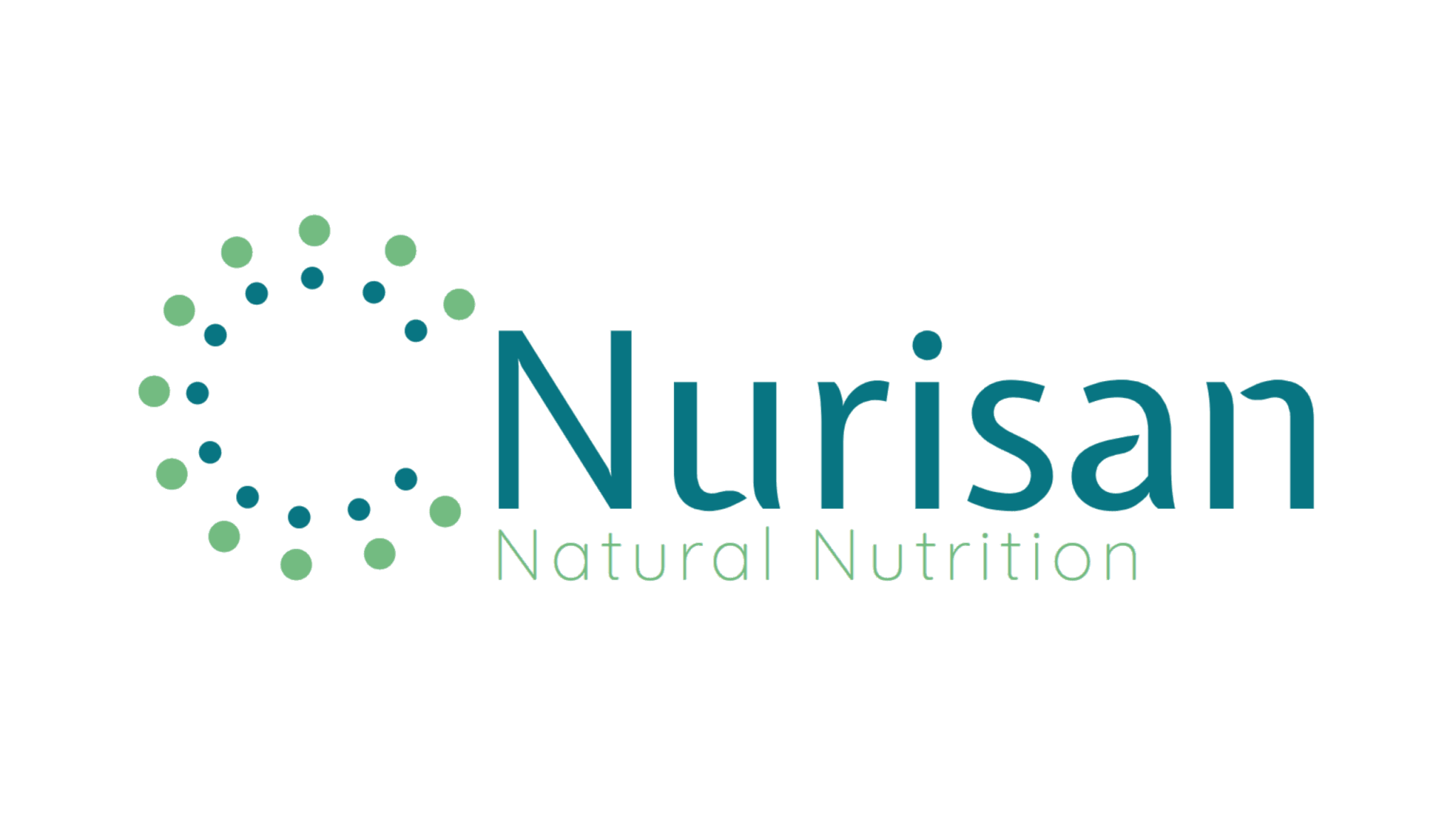 Firmenlogo von Nurisan - Natural Nutrition, dem ballaststoff- und proteinreichen Bio-Lebensmittelpulver aus 14 pflanzlichen Zutaten