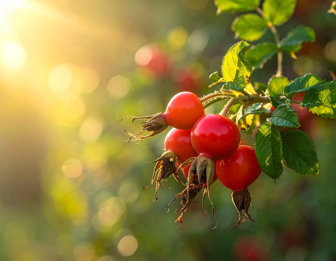 Hagebutten gelten als Superfood, da sie einen sehr hohen Gehalt an Vitamin C aufweisen. Vitamin C stärkt das Immunsystem und wirkt als Antioxidans. Darüber hinaus sind sie reich an sekundären Pflanzenstoffen wie Flavonoiden und Carotinoiden, die entzündungshemmend und antioxidativ wirken. Außerdem enthalten sie wertvolle Ballaststoffe, die die Verdauung fördern, sowie weitere Vitamine und Mineralstoffe, die sich positiv auf die Gesundheit auswirken.