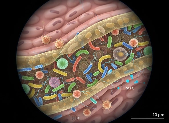 Ein gesundes Mikrobiom (Darmflora) ist für die Gesundheit essenziell, da es das Immunsystem zu etwa 70 % stärkt, die Verdauung optimiert und die Aufnahme von Nährstoffen gewährleistet. Es schützt vor Krankheitserregern, produziert Vitamine, reguliert das Gewicht und beeinflusst über die Darm-Hirn-Achse positiv Stimmung und kognitive Funktionen.