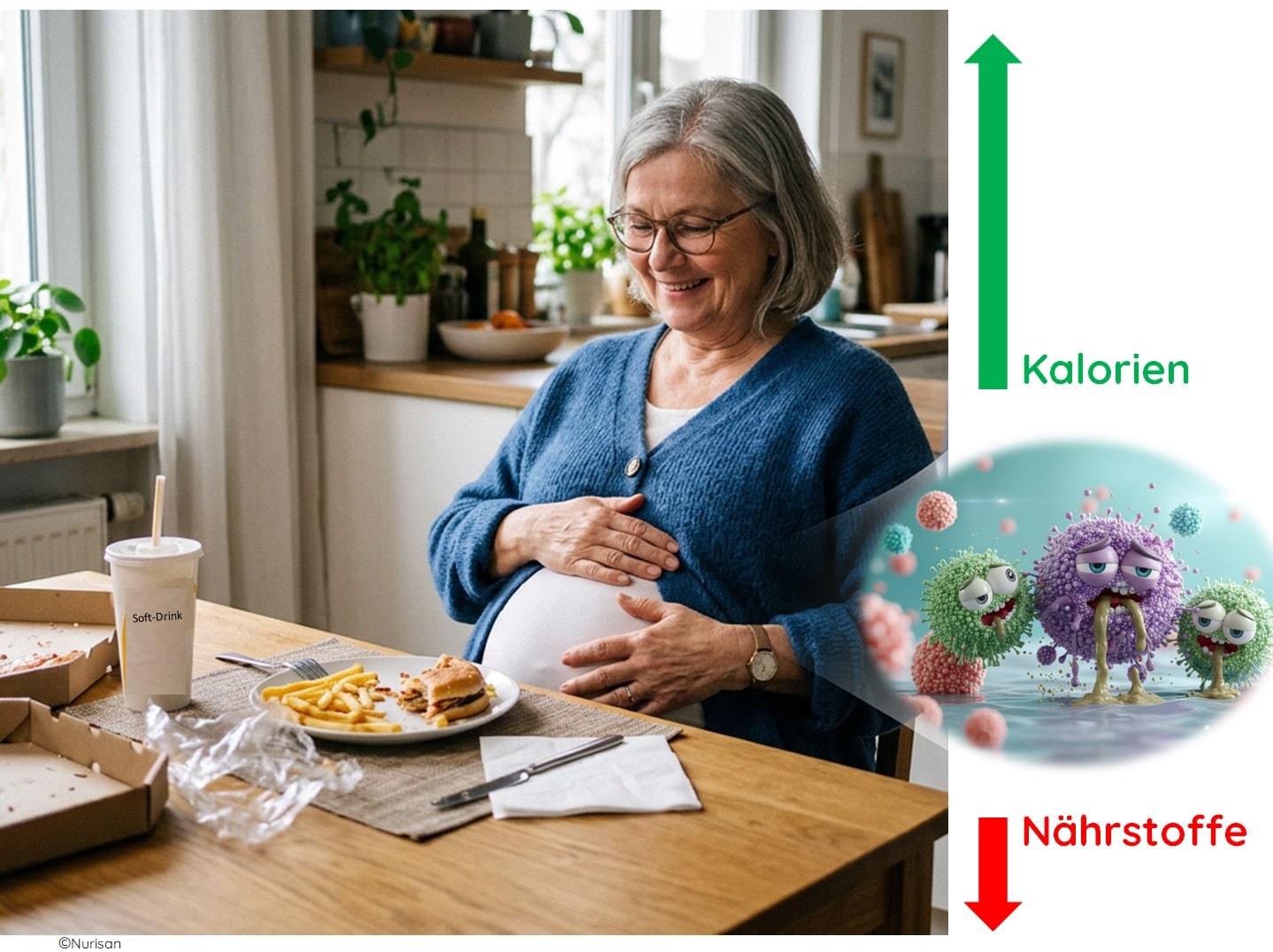 Als „Hidden Hunger“ (verborgener Hunger) bezeichnet man eine chronische Unterversorgung mit lebensnotwendigen Mikronährstoffen wie Vitaminen, Mineralstoffen und Spurenelementen. Die Betroffenen nehmen zwar genug Kalorien (Makronährstoffe) zu sich und sind satt, ihrem Körper fehlen jedoch essentielle Vitalstoffe. Dies kann zu langfristigen Gesundheitsproblemen führen, ohne dass akuter Hunger spürbar ist.