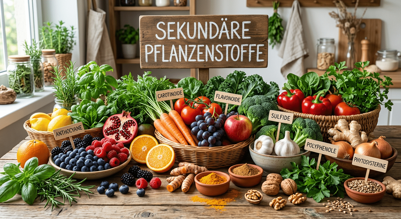 Sekundäre Pflanzenstoffe sind bioaktive Farb-, Duft- und Aromastoffe, die von Pflanzen gebildet werden, um sich vor UV-Licht, Schädlingen und Krankheiten zu schützen. Für den Menschen entfalten sie ihre Kraft, da sie als starke Antioxidantien wirken, Entzündungen hemmen, das Immunsystem unterstützen und unsere Zellen schützen.
