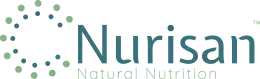 Firmenlogo von Nurisan - Natural Nutrition, dem ballaststoff- und proteinreichen Bio-Lebensmittelpulver aus 14 pflanzlichen Zutaten